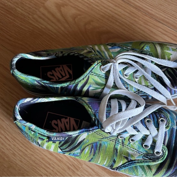Vans Camden Tropical Palms Colored Sneakers Women’s 8.5 - Picture 2 of 9